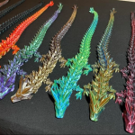 Large Articulated Crystal Dragon — view 1