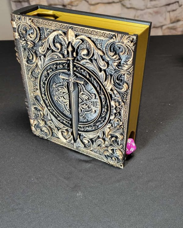 3D Printed Fantasy Dice Tome