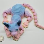 Articulated Sphynx Cat Creature — view 3