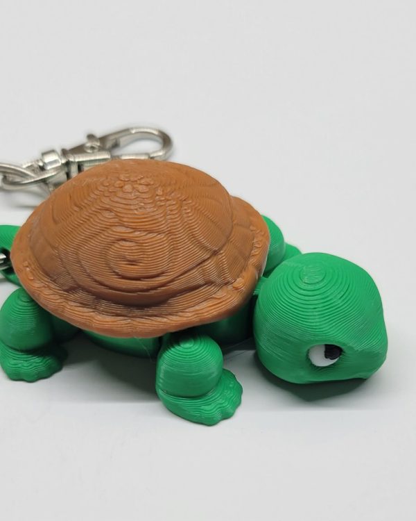 Articulated Turtle Keychain